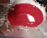 Foto langkah ke 8 dari resep Roll cake redvelvet kukus.