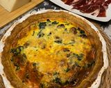 Foto del paso 9 de la receta: Quiche de espinacas y pasas…