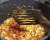 A picture of step 2 of Kimchi Fried Rice.