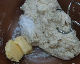 Foto langkah ke 3 dari resep (Sourdough Discard) Roti Tawar Merah Putih - Versi Margarin.