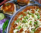 চিজি পাও ভাজি(cheesy pav bhaji recipe in bengali) রেসিপি ধাপ - 6 ছবি