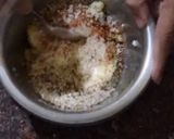A picture of step 5 of Maggi burger.