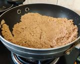A picture of step 5 of Badam Ladoo.