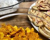 Foto del paso 14 de la receta Pollo tikka malasa con pan naan y arroz largo