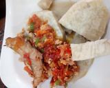 A picture of step 6 of Panla egg sauce and boiled yam.