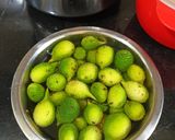 A picture of step 1 of Spiny gourd subji.