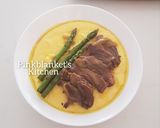 A picture of step 5 of Creamy Polenta with slow-cooked Lamb Shanks.