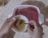 صورة لخطوة 2 من وصفة ايس كريم بالفراوله والفانيليا