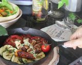 香草橄欖油炭煎菇什蔬的食譜步驟7照片