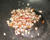 A picture of step 1 of Coconut Ladoos.