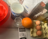 Foto del paso 1 de la receta: Bizcocho de naranja, kéfir y miel, con relleno de confitura casera de kumquat