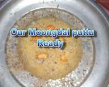 A picture of step 7 of Moongdal puttu.