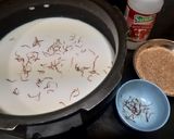 A picture of step 1 of Kacche Aam Ka kheer.