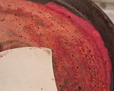 A picture of step 5 of Red lentils Ragi beetroot Dosa.