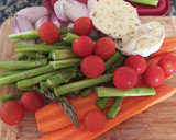 Foto del paso 2 de la receta: Timbal de verduras y lacón asado