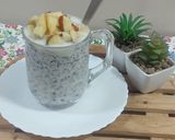 A picture of step 4 of Chia seeds with apple healthy breakfast.