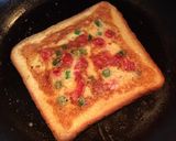 A picture of step 7 of Cheese Tomato Egg Toast.