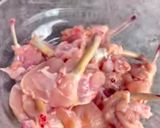 A picture of step 1 of Chicken Lolipop 🍗.