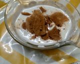 A picture of step 2 of Dahi papri chaat.