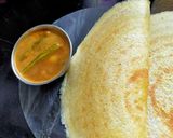A picture of step 4 of Moong Dal Dosa.