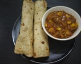 A picture of step 15 of Chapati Corn Chicken Roll | Kids Lunch Box Recipe | Chapati Roll | Chicken Roll Recipe.