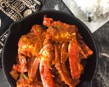 A picture of step 12 of Kakrar Jhal/Bengali style Crab.