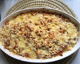 Foto del paso 4 de la receta: Spaghetti, con salsa de carne insuperable y costra cuatro quesos