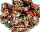 Foto langkah ke 3 dari resep Ampela Lada Hitam.