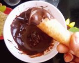 A picture of step 13 of Chocolate Dipped Karanjis.
