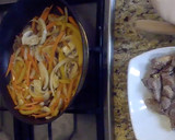 A picture of step 4 of Beef Yaki Udon 🍻.