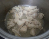 Foto del paso 6 de la receta: Pollo en crema de plátano y pimientos