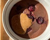 Meggyes-csokis sült zabkása recept fázis 3 fotója