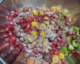 A picture of step 5 of Pomegranate salad.