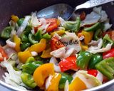 A picture of step 3 of Veg Stir-fry.