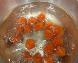 A picture of step 2 of Two-Color Che Lũm Chũm (Vietnamese Glutinous Rice Balls in Ginger Syrup, No Filling).