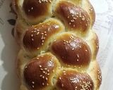 Pas rețetă #calendar Pâine Challah, împletită în 6 (pâine evreiască) 10 fotografie