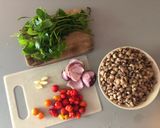 A picture of step 2 of Bean porridge.