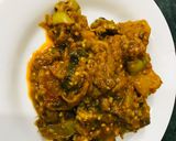 A picture of step 7 of White Brinjal with potatoes.