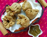 A picture of step 5 of Paneer samosa.