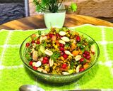 A picture of step 4 of Moong Moth Sprouts Chaat - Protein-Rich Weight Loss Healthy chaat.
