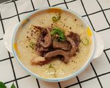 Hình bước làm 4 của món Cháo tim cật