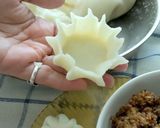 A picture of step 4 of Steamed Rava modak.
