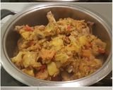 Foto del paso 6 de la receta: Pollo a la Cerveza y Mostaza a la Miel con variado de Verduras