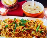 A picture of step 14 of Chicken chow mein.