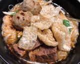 รูปขั้นตอนการทำที่ 4 ของ เส้นหมี่น้ำเนื้อตุ๋นลูกชิ้นเอ็น (Instant Pot)