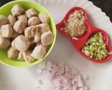 A picture of step 1 of Tandoori Soya Momos.
