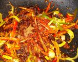 A picture of step 4 of Fried Spaghetti.