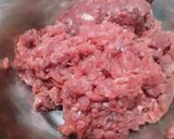 A picture of step 1 of Gram pulses's Keema kebab.
