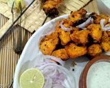 A picture of step 8 of Tikka boti.
