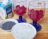Foto langkah ke 3 dari resep Sirup Jeli buah naga.